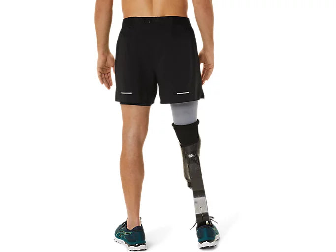 Asics Road 2 in 1 5 inch Short Mens