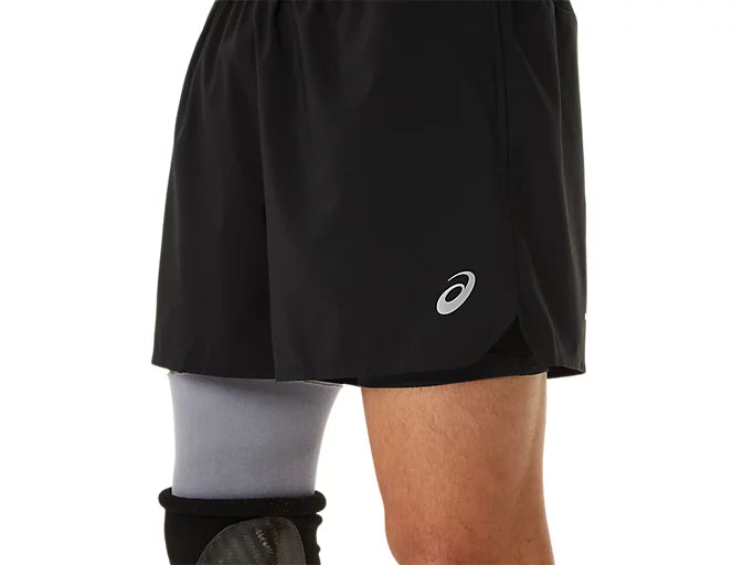Asics Road 2 in 1 5 inch Short Mens