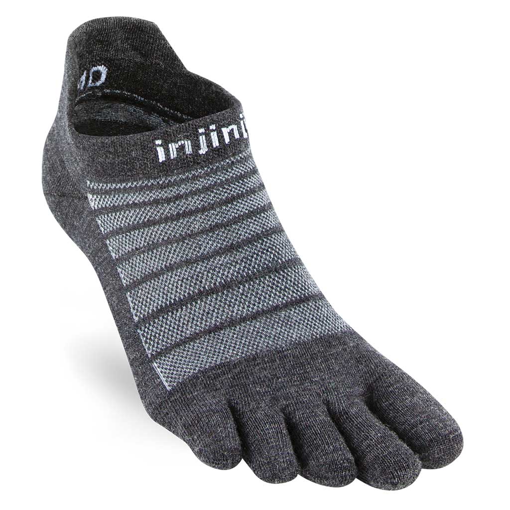 Injinji Lightweight No show Merino Wool socks