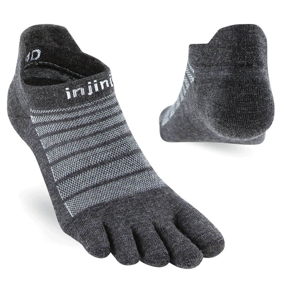 Injinji Lightweight No show Merino Wool socks – The Running Shop