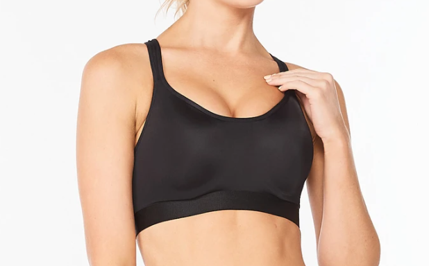 2xu hi impact bra black