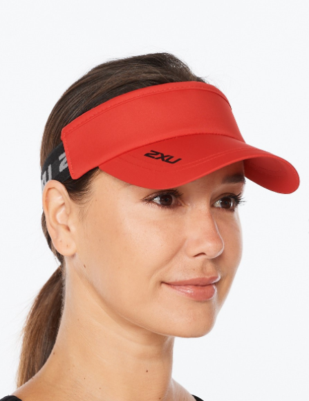 2xu visor red black
