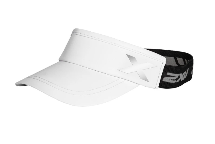 2xu visor white black