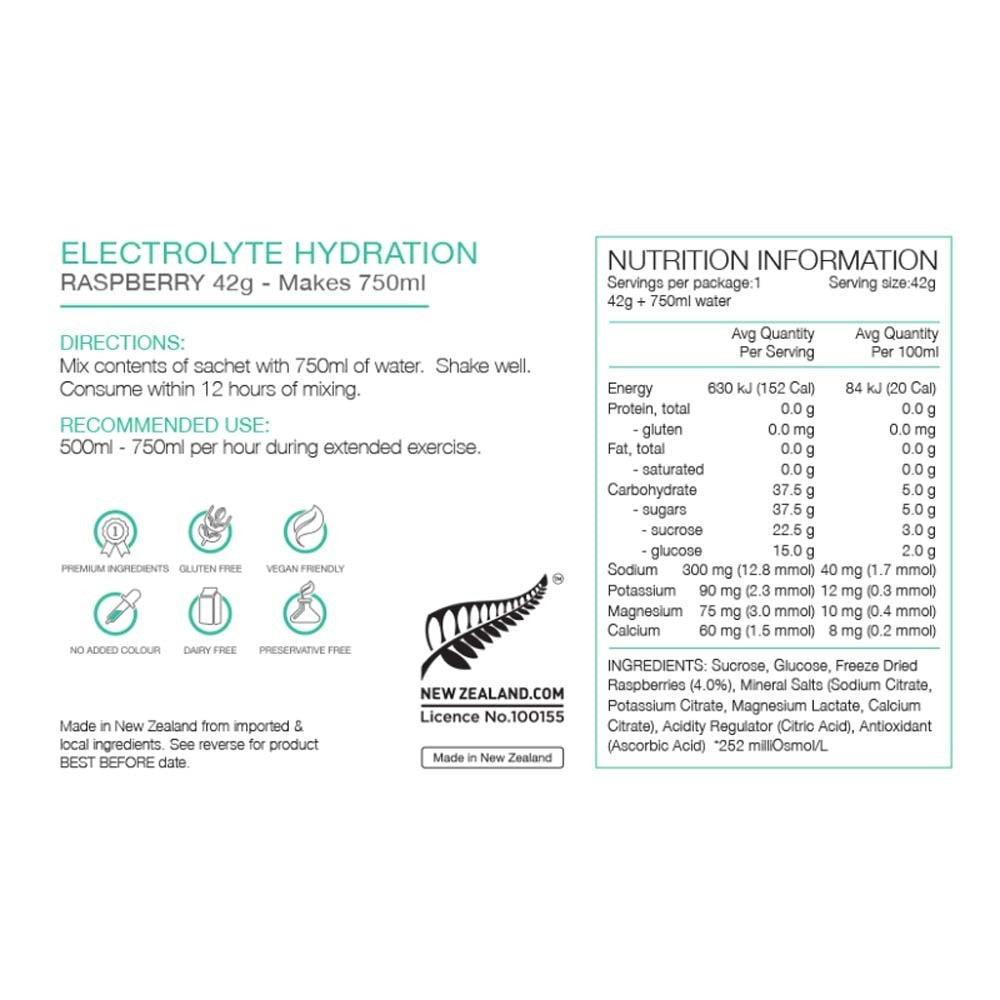 Pure Nutrition Electrolye Hydration 42g Sachet