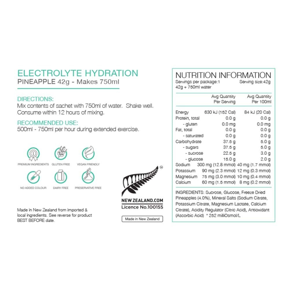 Pure Nutrition Electrolye Hydration 42g Sachet