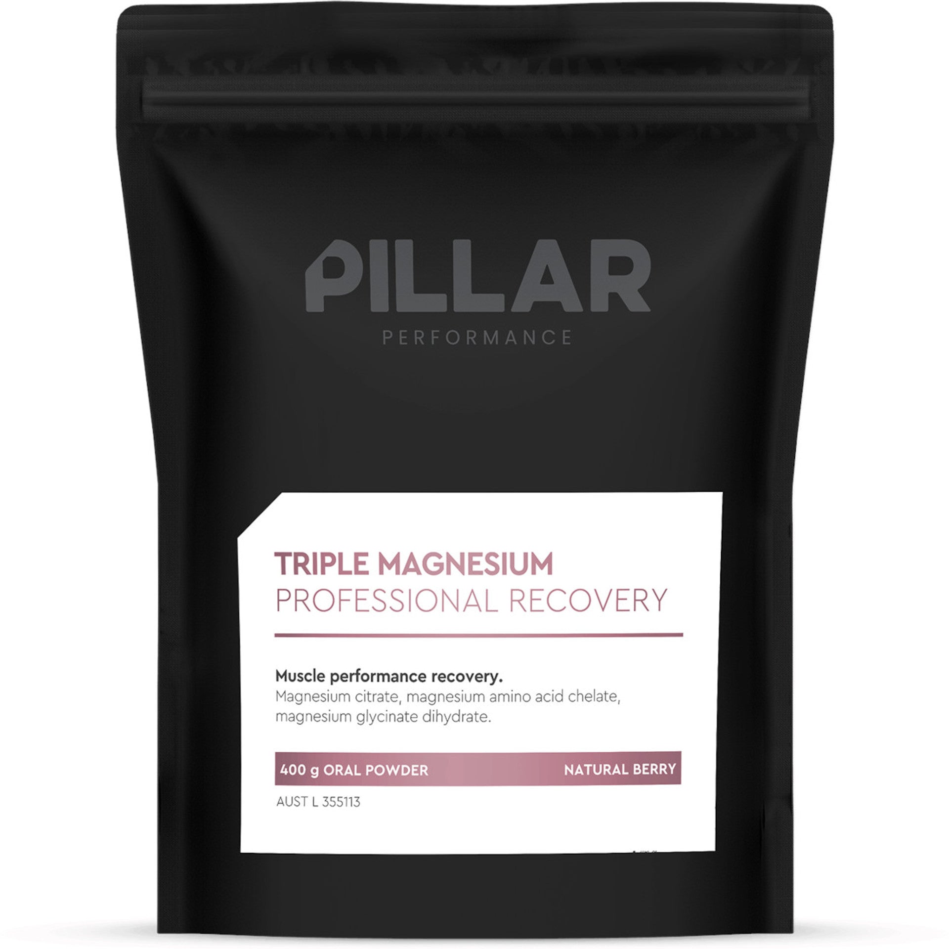 Pillar Triple Magnesium Professional Recovery Powder