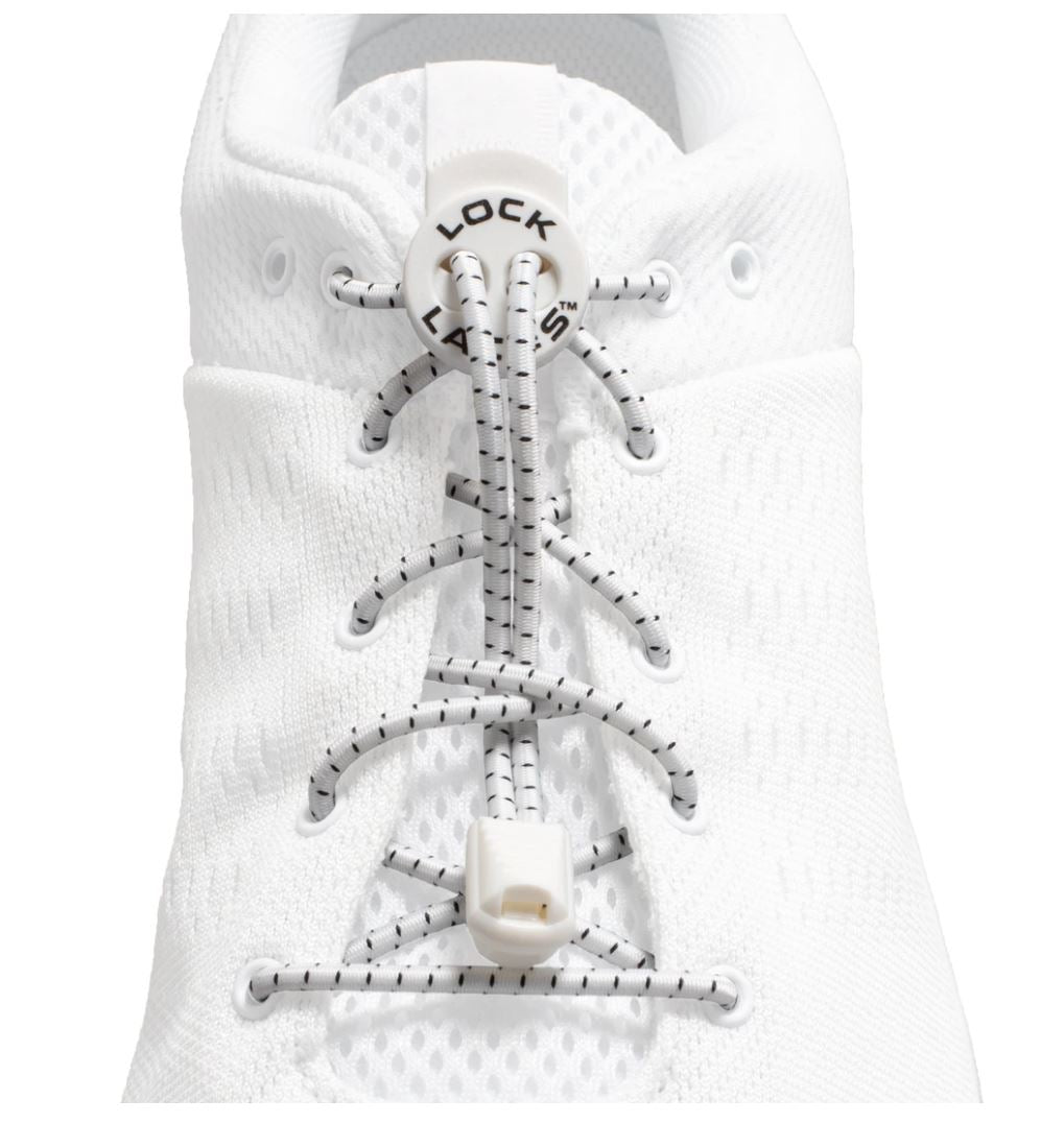 Lock laces white