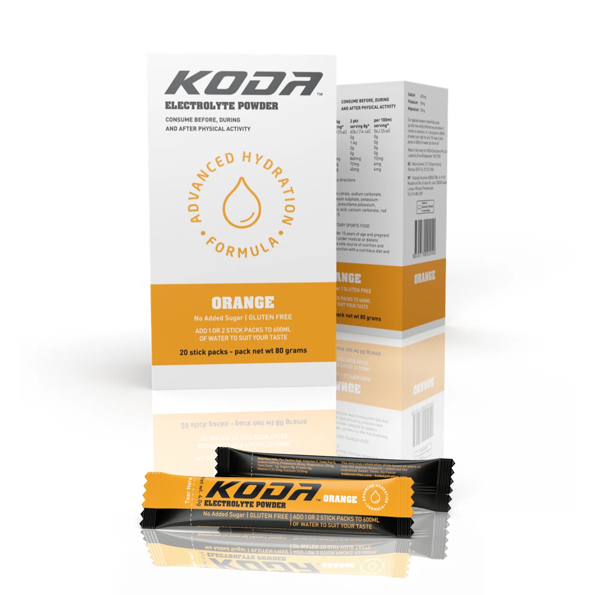 Koda Electrolyte Powder Sticks