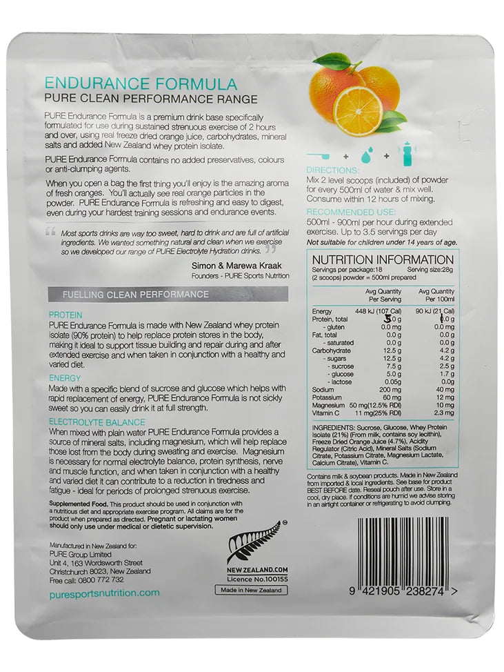 Pure Nutrition Electrolye Endurance Formula Hydration