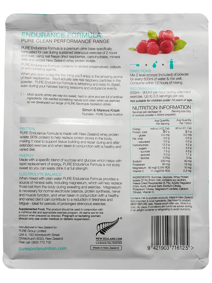 Pure Nutrition Electrolye Endurance Formula Hydration